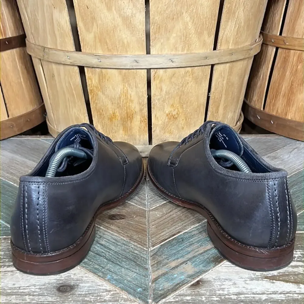 Cole Haan Warner Grand Postman Burnished Gray Leather Oxfords Shoes Mens 9.5